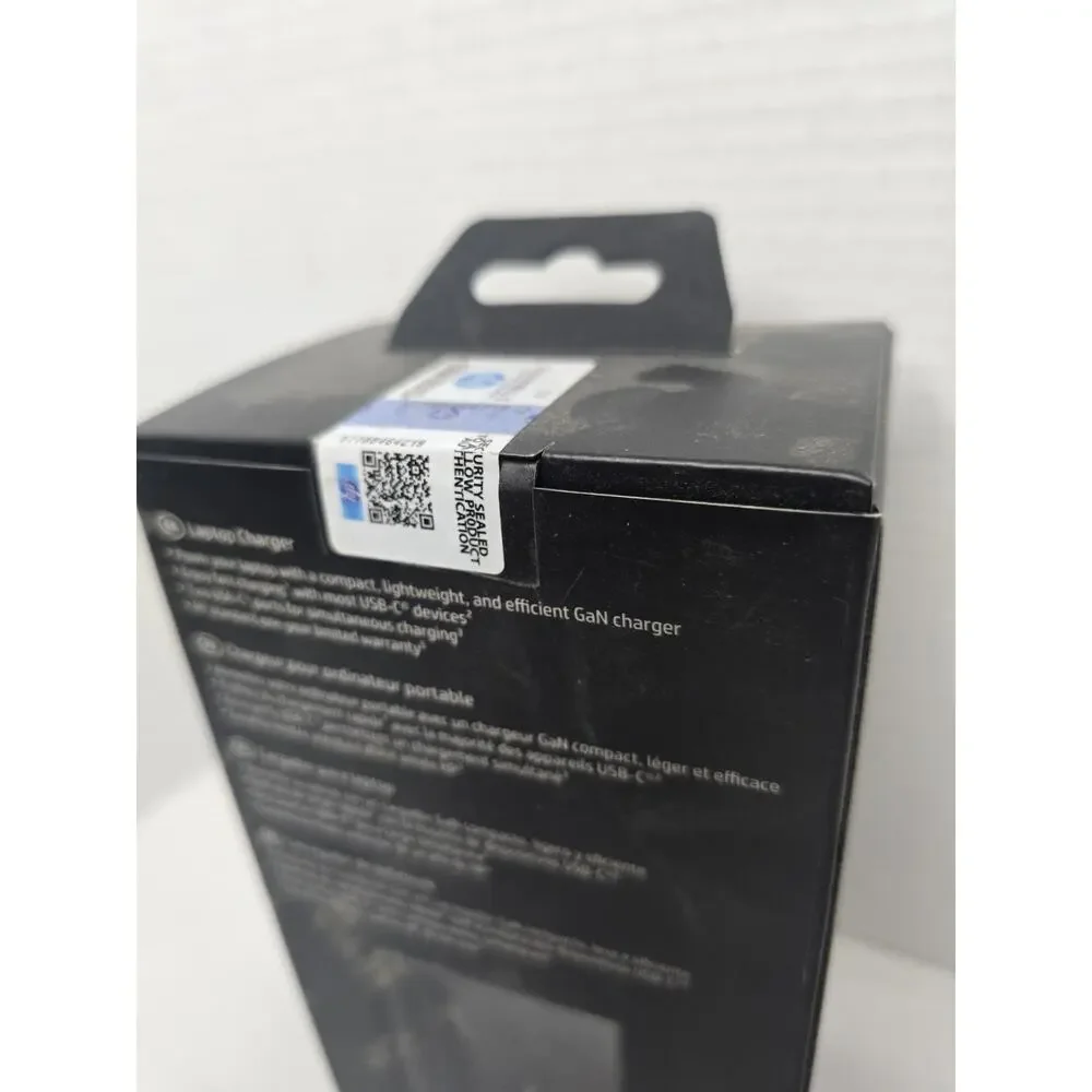 HP 65W GaN USB-C Laptop Charger 600Q8UT#ABA New Sealed
